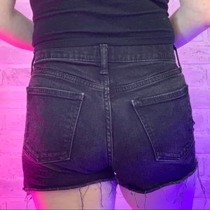 Black gap jean shorts!